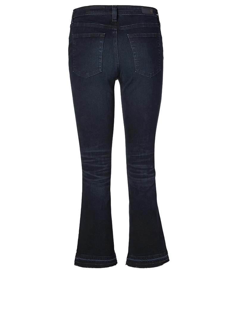 Jodi Flare Crop High-Waisted Jeans