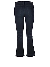 Jodi Flare Crop High-Waisted Jeans