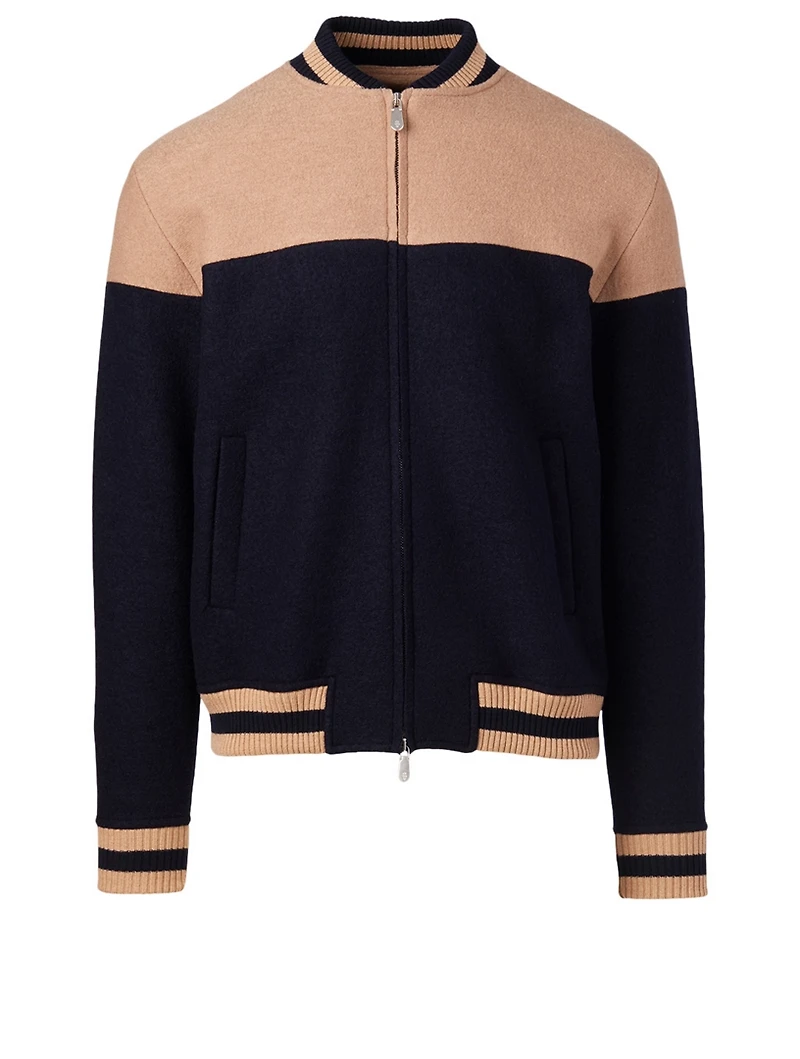 Wool Bomber Jacket