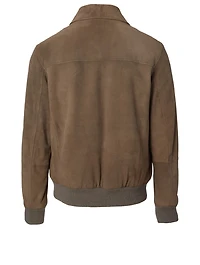 Suede Harrington Jacket