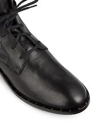 Alanis Leather Combat Boots