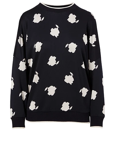 Foggia Floral Jacquard Sweater