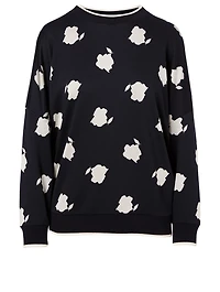 Foggia Floral Jacquard Sweater
