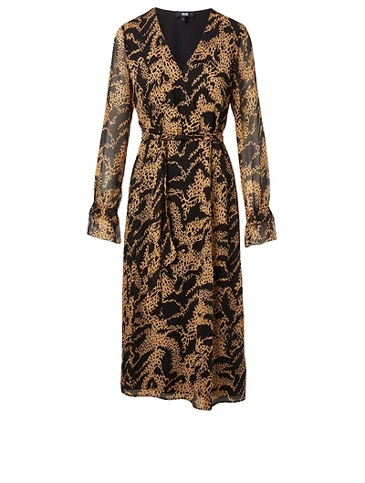 Chamomile Silk Midi Dress