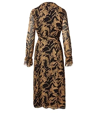 Chamomile Silk Midi Dress