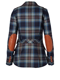 Wool Hunting Blazer Plaid
