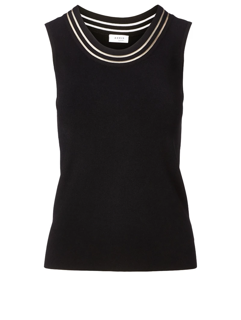 Roundneck Sleeveless Top