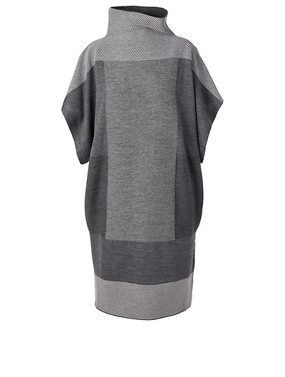 Canele Wool-Blend Midi Dress