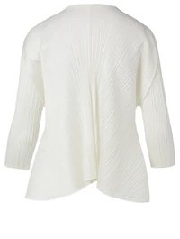 Pleated Cardigan
