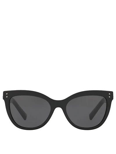 Cat Eye Sunglasses With Studs