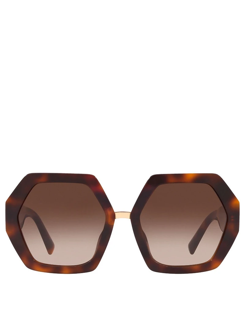 Hexagonal VLOGO Sunglasses