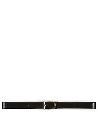 YSL Monogram Patent Leather Belt