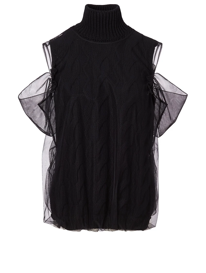 Wool Sleeveless Top