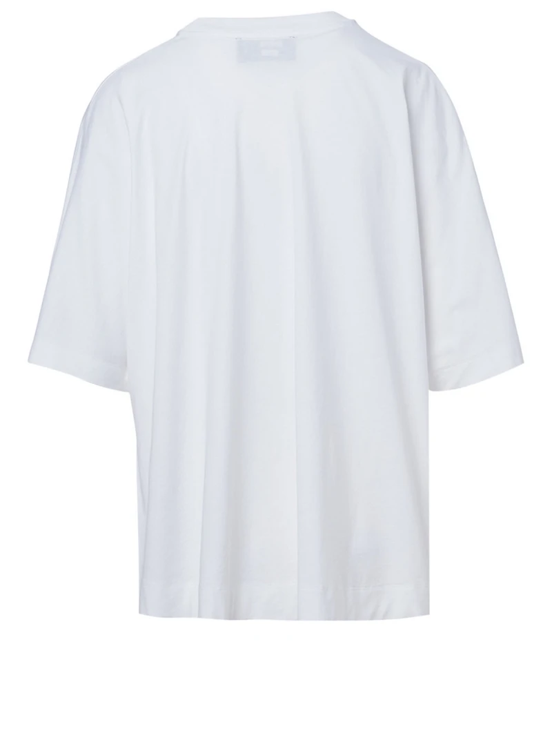 Cotton T-Shirt Flower Print