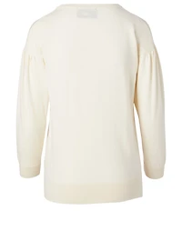 Wool And Silk Roundneck Top