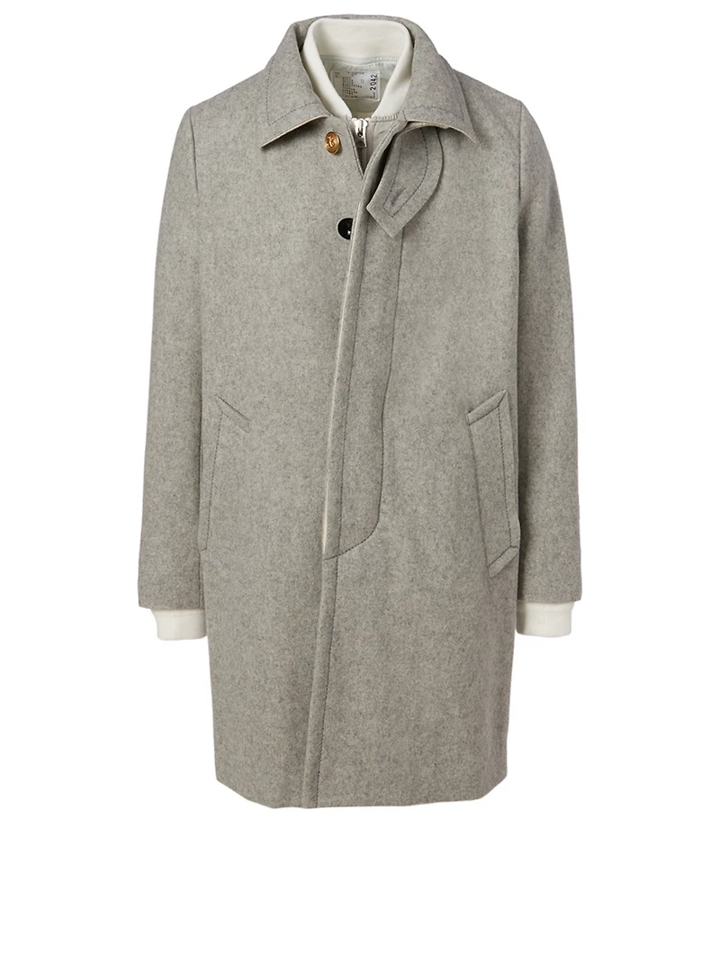 Melton Wool Coat