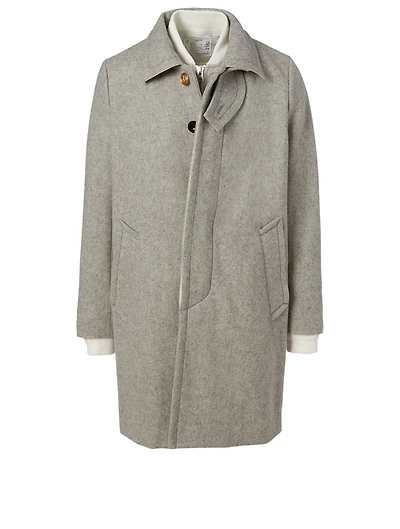 Melton Wool Coat