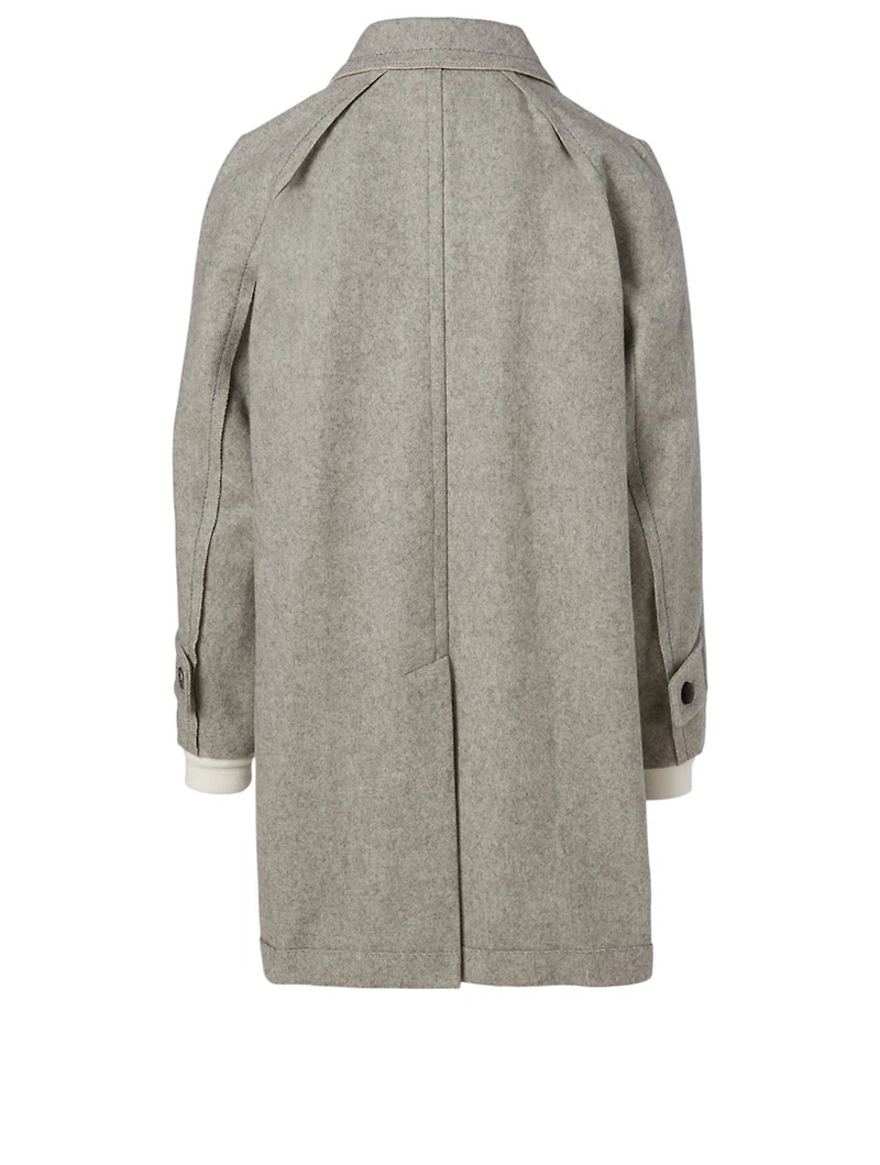 Melton Wool Coat