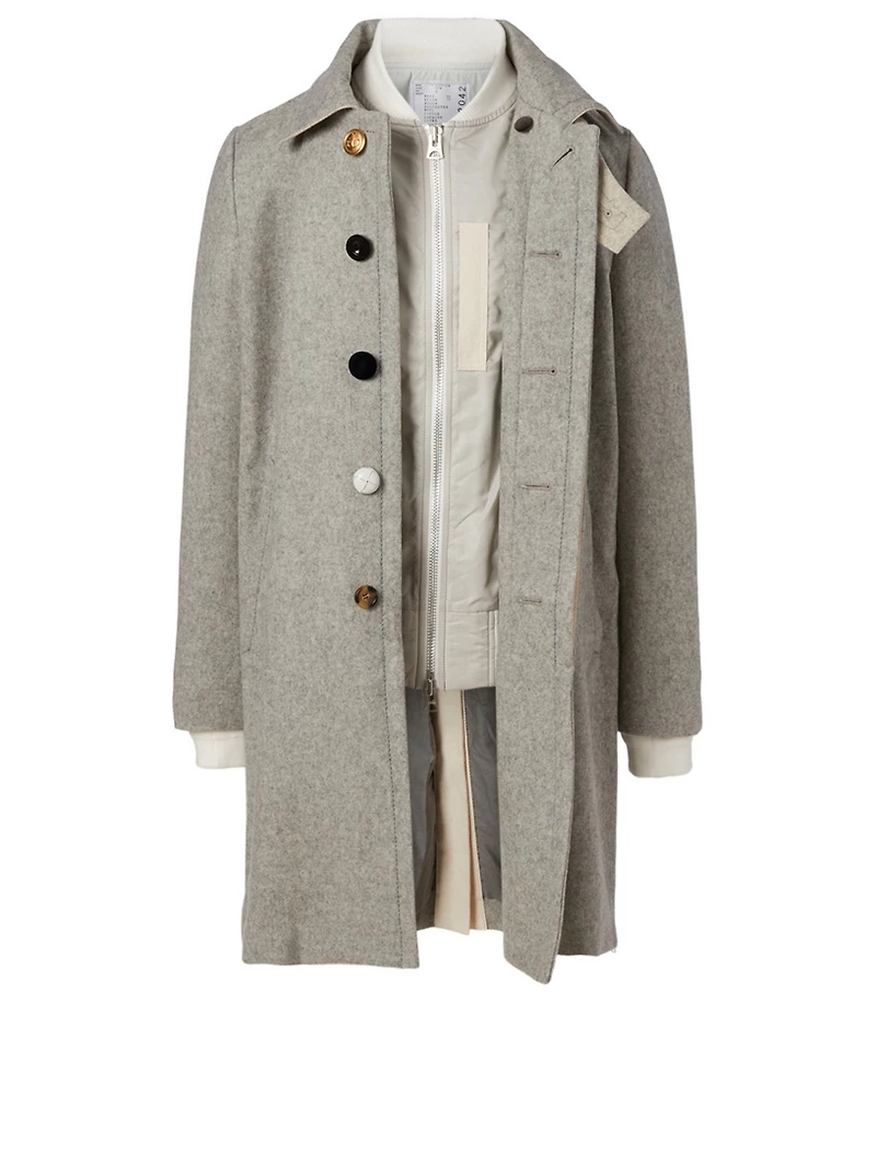 Melton Wool Coat