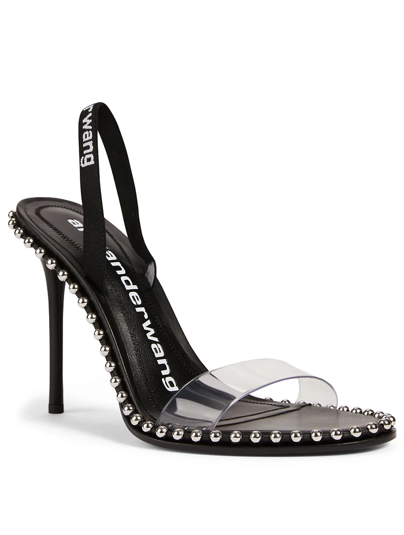 Nova PVC Slingback Heeled Sandals