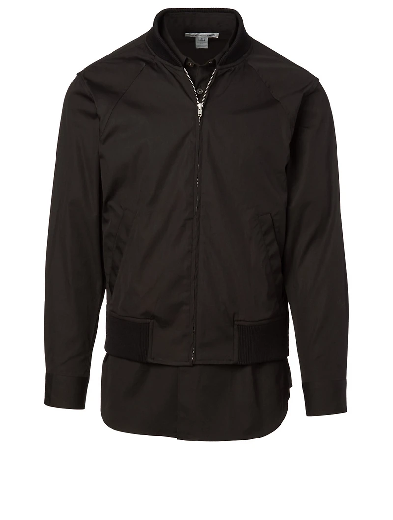 Layered Bomber Jacket
