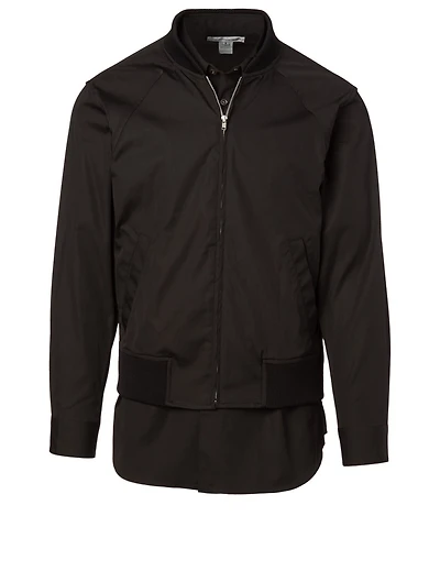 Layered Bomber Jacket