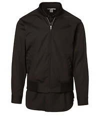 Layered Bomber Jacket