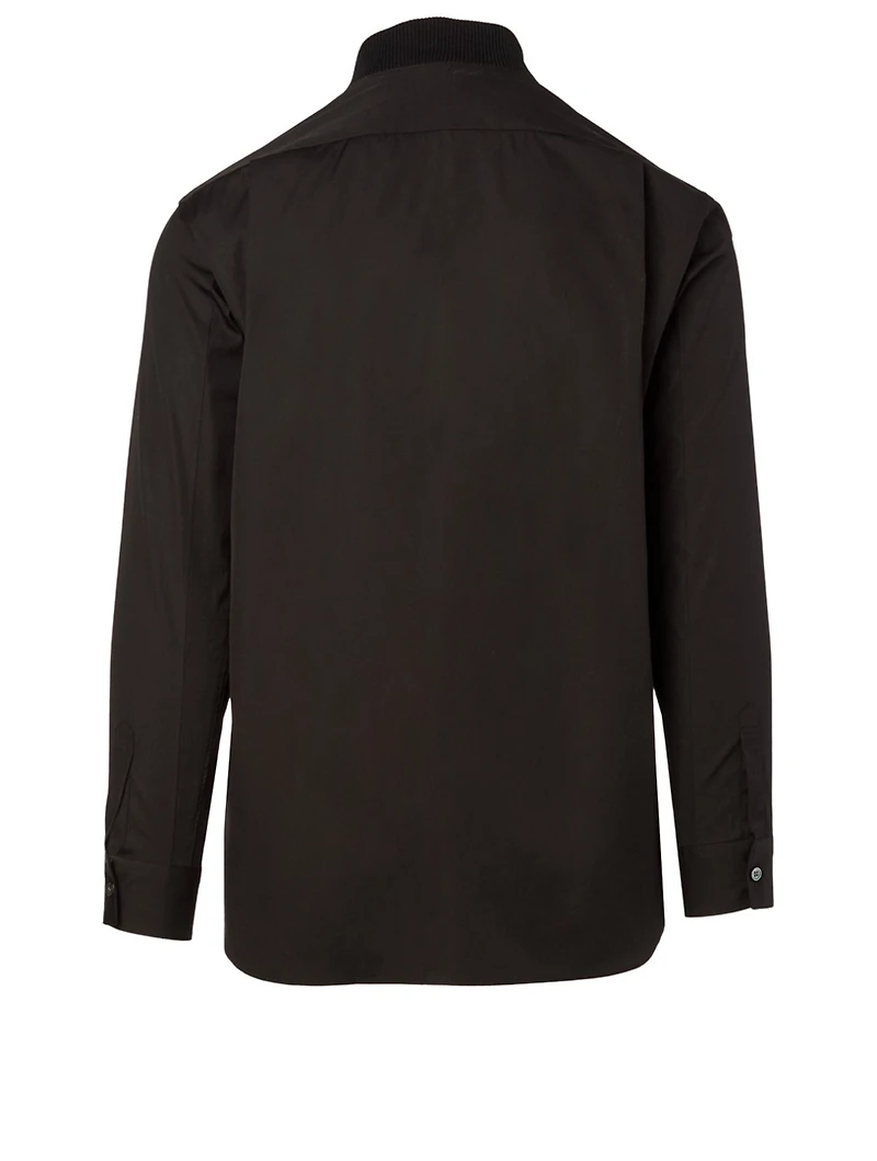 Layered Bomber Jacket