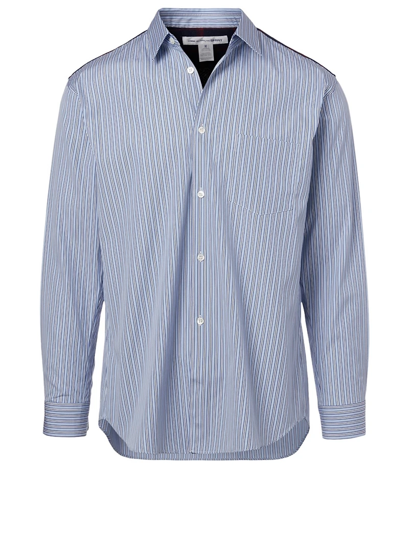 Cotton Shirt In Stripe Print