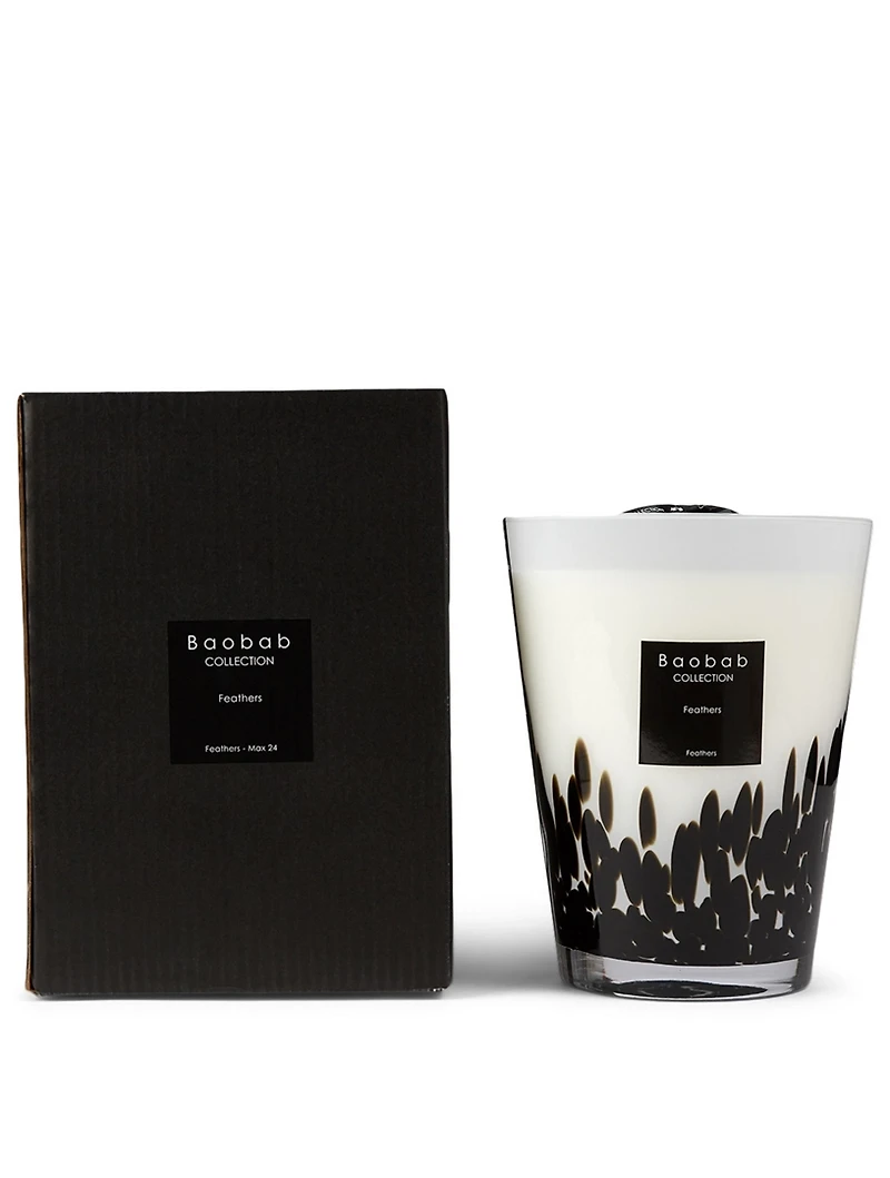 Max 24 Feathers Scented Candle