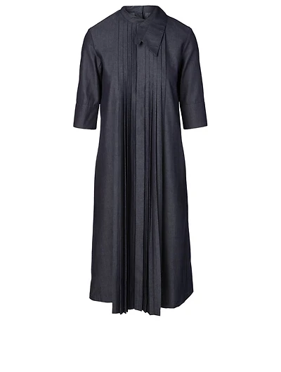 Chambray Midi Dress