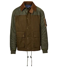 Cotton Drawstring Coat