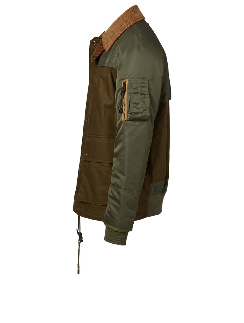 Cotton Drawstring Coat
