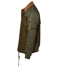 Cotton Drawstring Coat