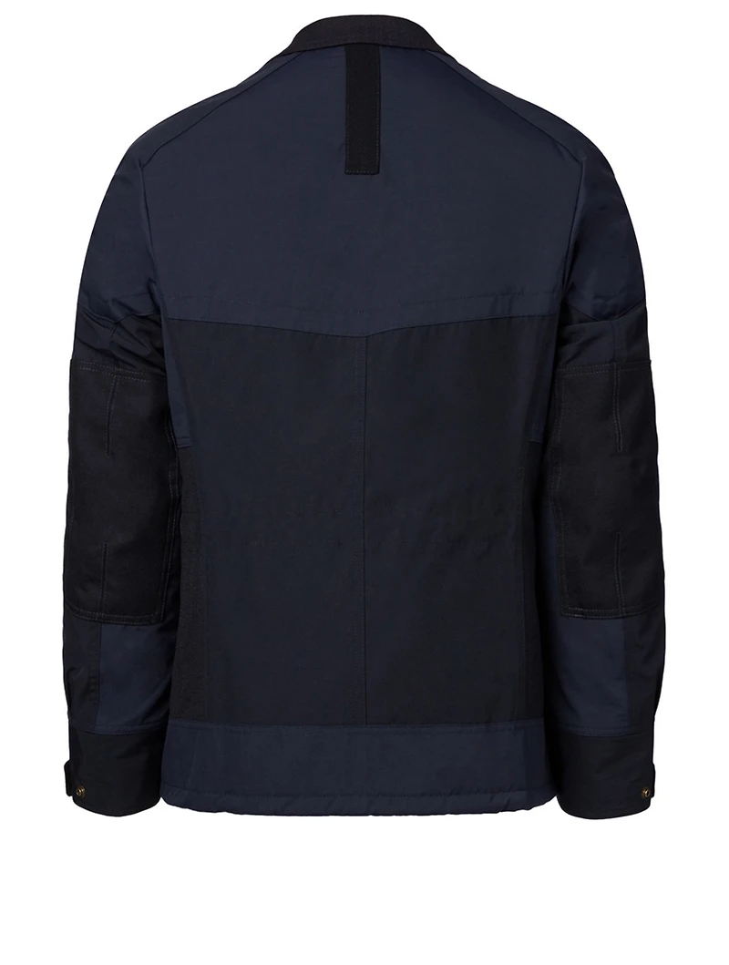 Cotton And Wool Technical Jacket