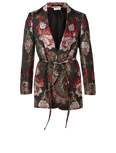 Printed Blazer Jacket