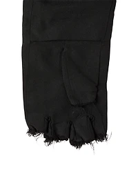 Long Coat With Fingerless Gloves
