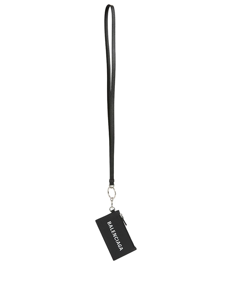 Leather Card Case On Keyring