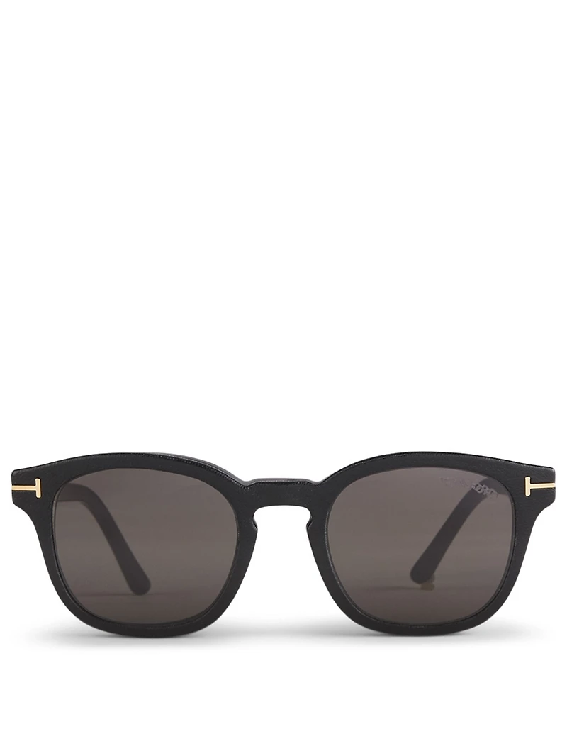Square Optical Glasses with Blue Block Lenses And Magnetic Clips