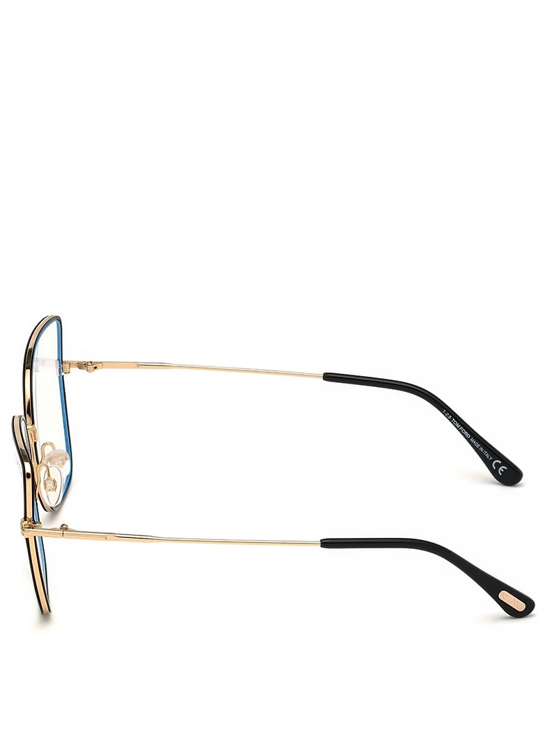 Butterfly Optical Glasses With Blue Block Lenses