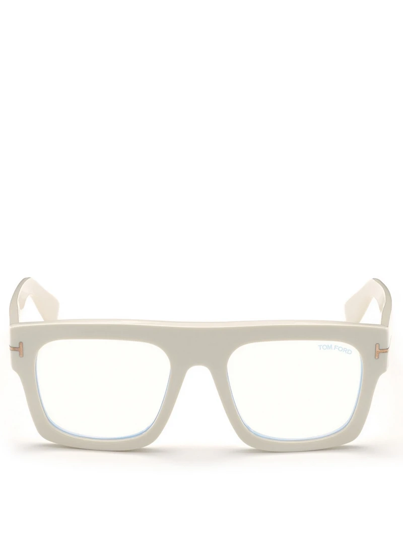 Square Optical Glasses With Blue Block Lenses