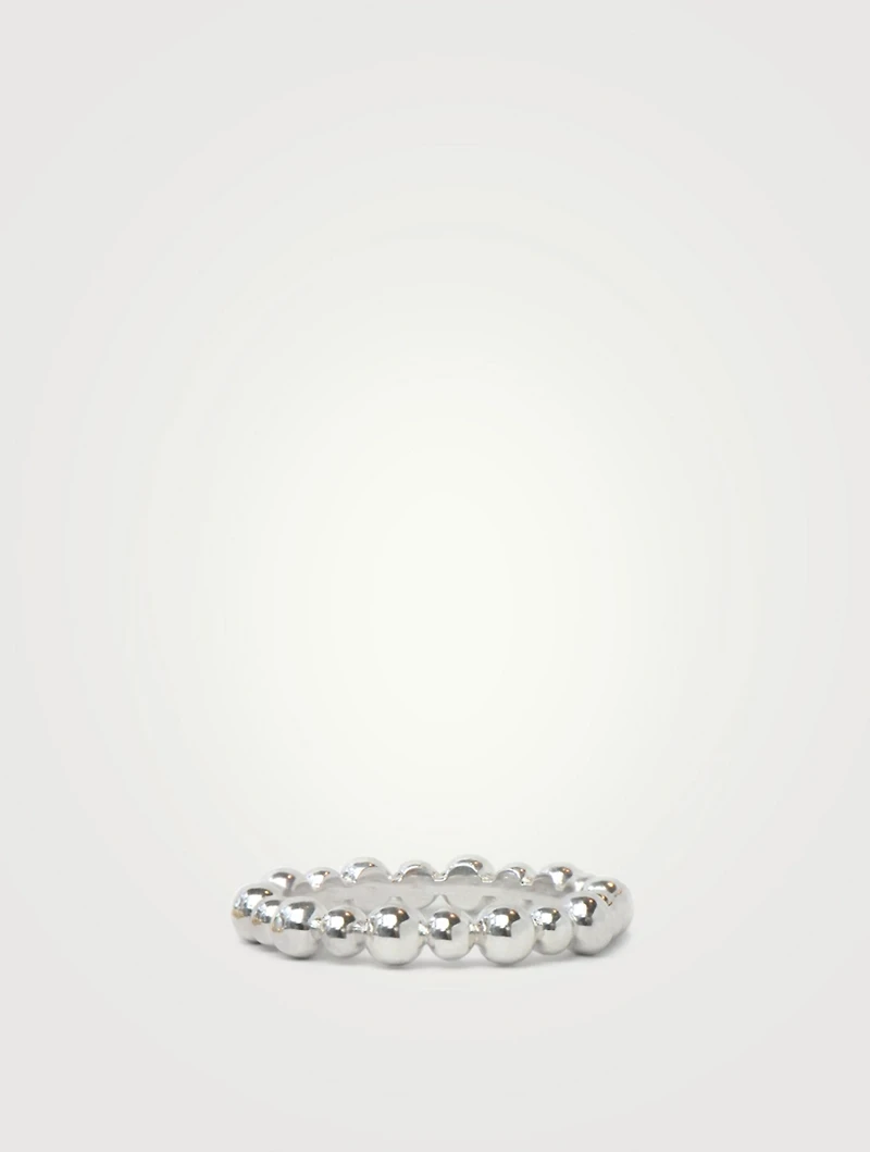Dew Drop 14K White Gold Band