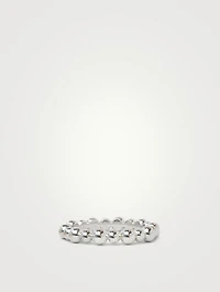 Dew Drop 14K White Gold Band