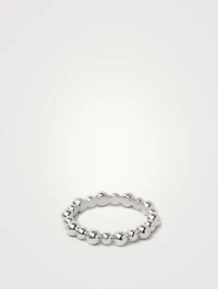 Dew Drop 14K White Gold Band