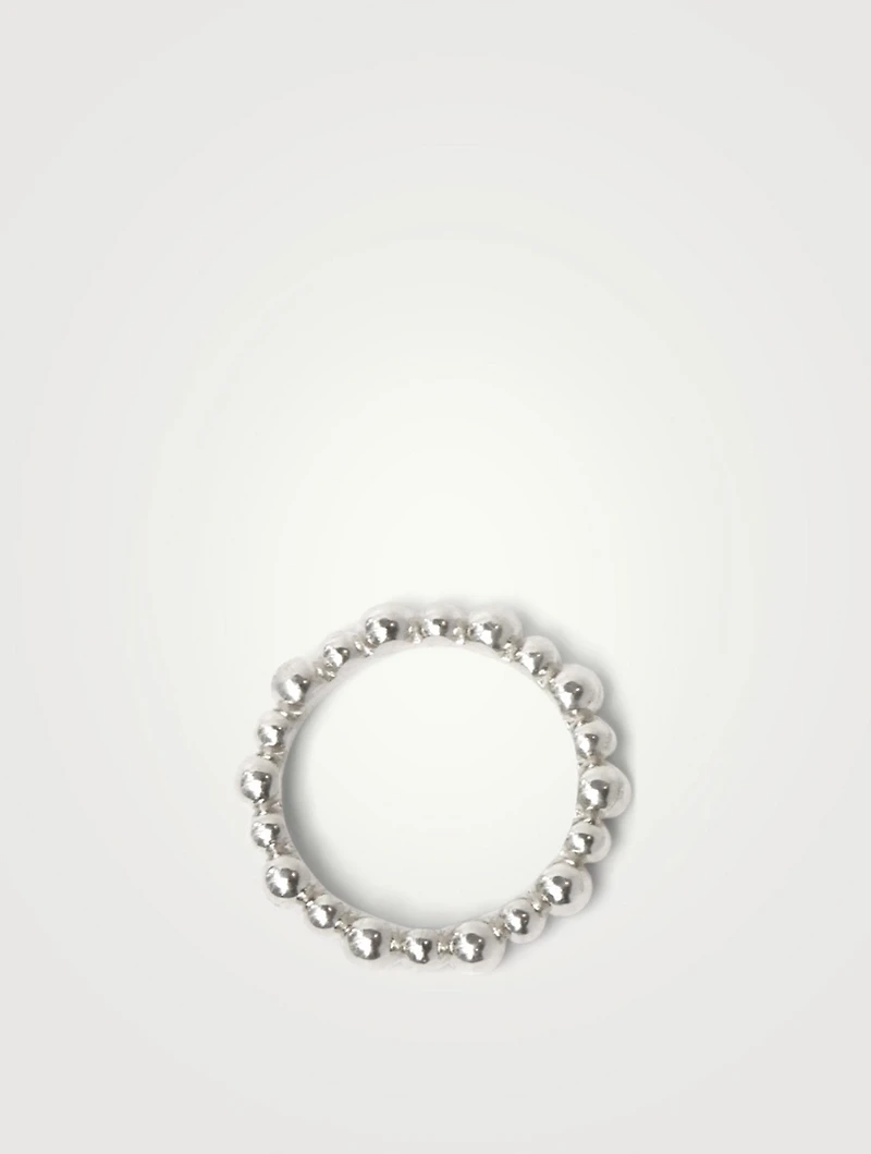 Dew Drop 14K White Gold Band