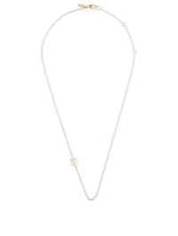 Customizable Love Letter 14K Gold J Necklace With Diamond