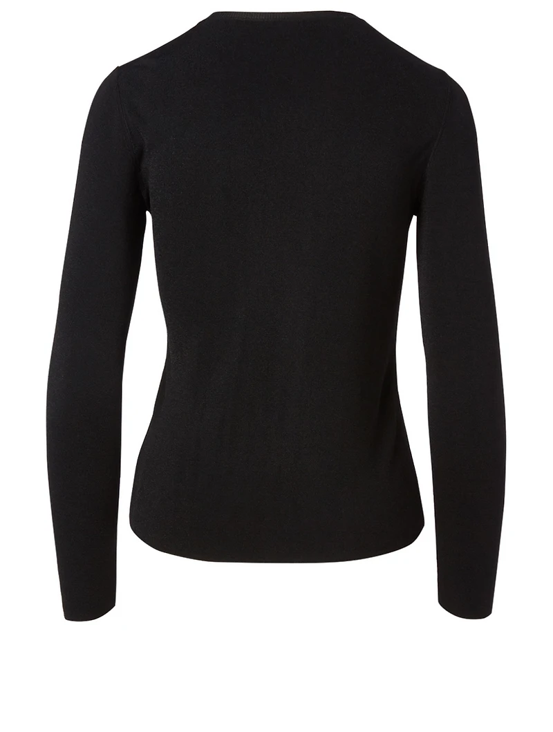 Long-Sleeve Sweater With Zipper