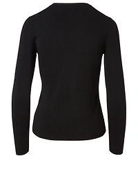 Long-Sleeve Sweater With Zipper