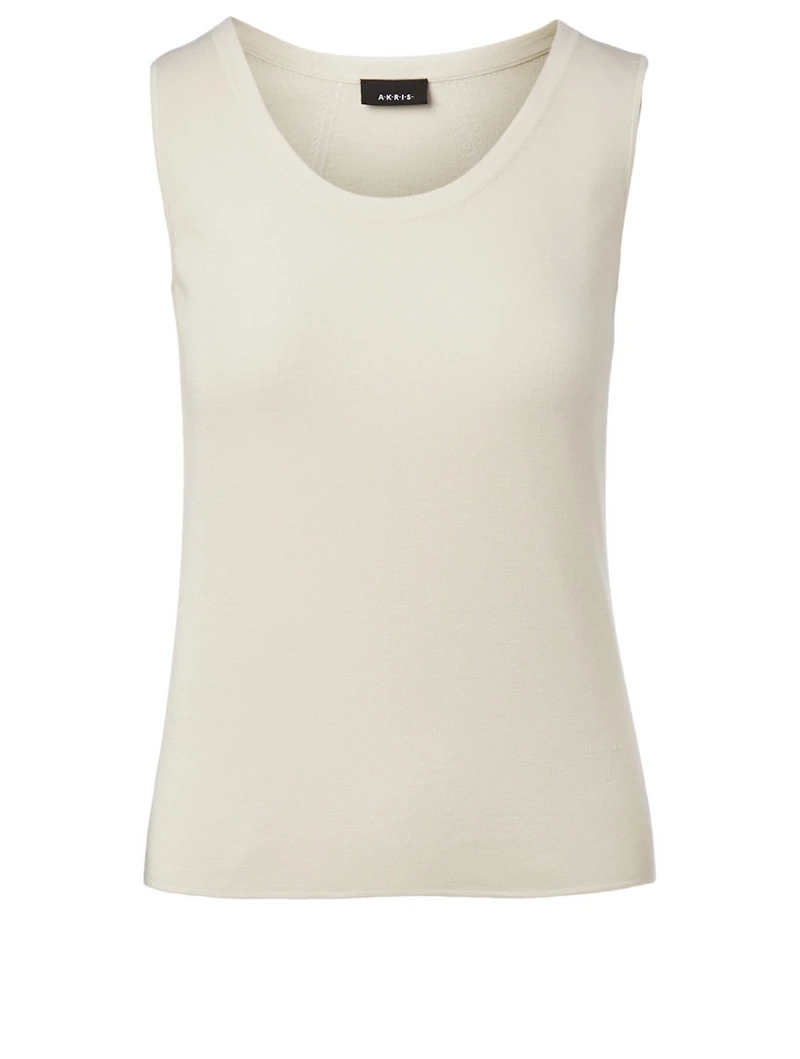 Cashmere And Silk Tank Top