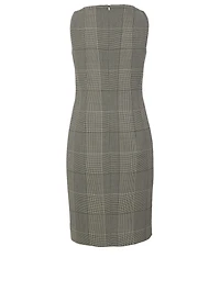 Wool Dress Plaid Print